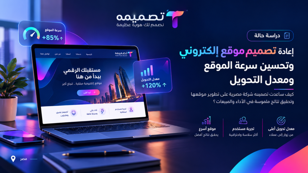 إعادة تصميم موقع إلكتروني