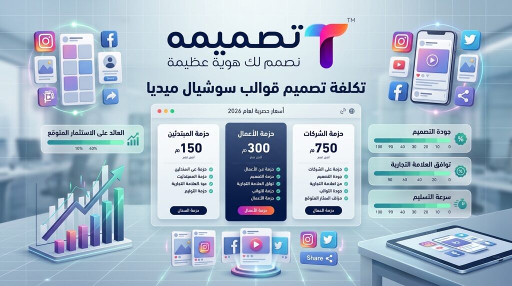 تصميم قوالب سوشيال ميديا