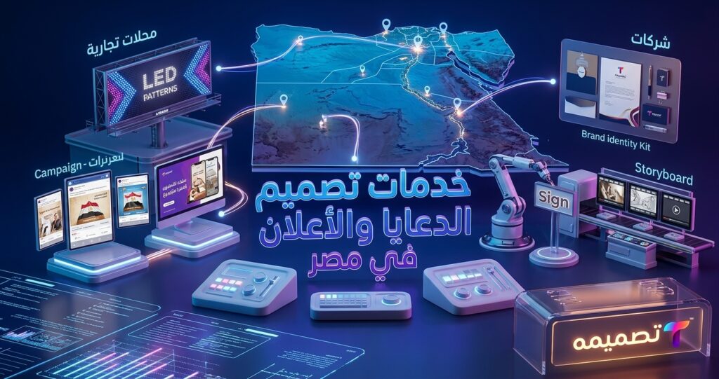 شركة تصميم لوحات إعلانية في مصر